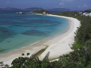 Aharen beach in Tokashiki Island