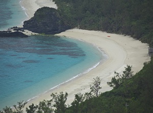 Furuzamami beach in Zamami Island