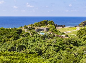 Gushikawa Castle in Kume Island